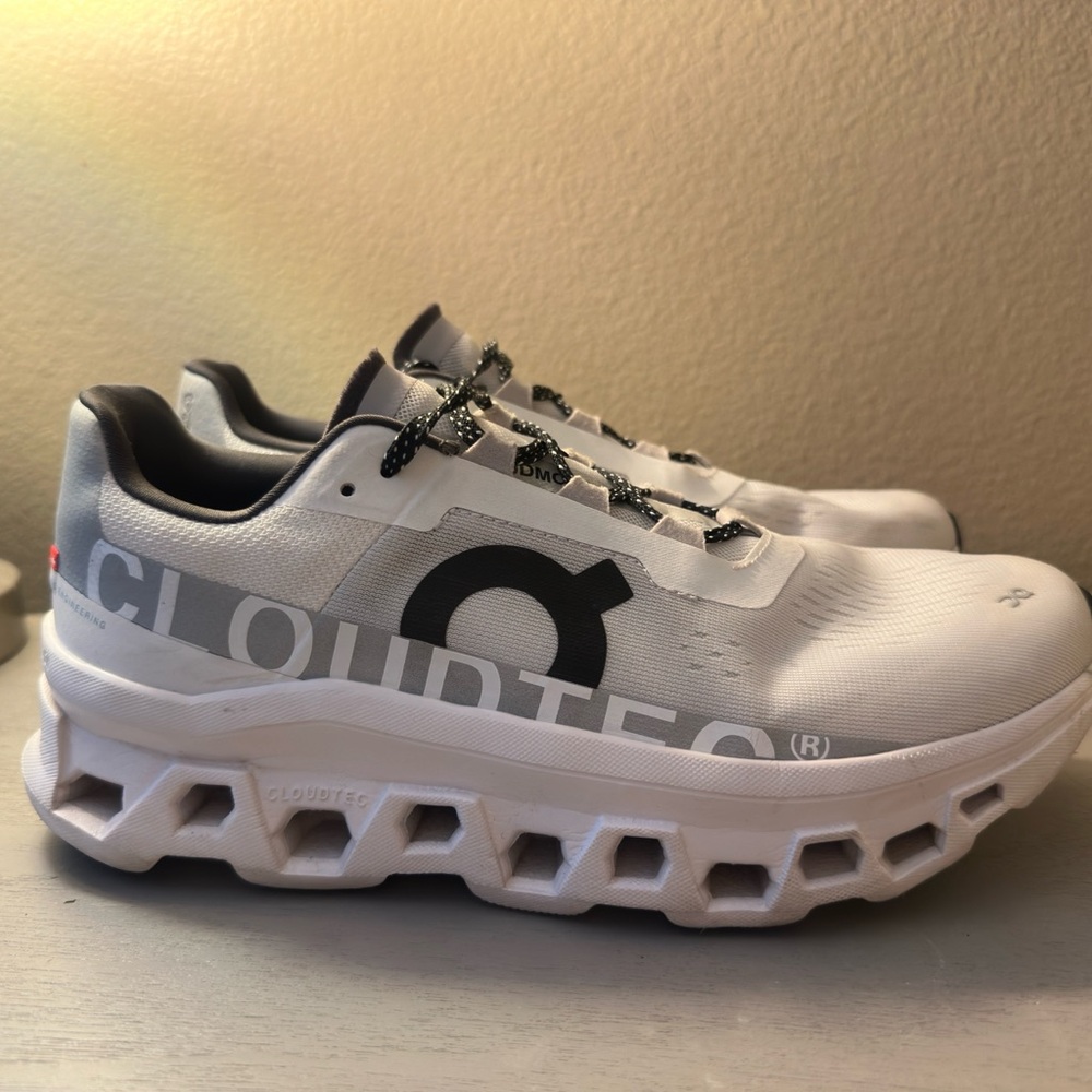 On Cloudtec White Running Shoes